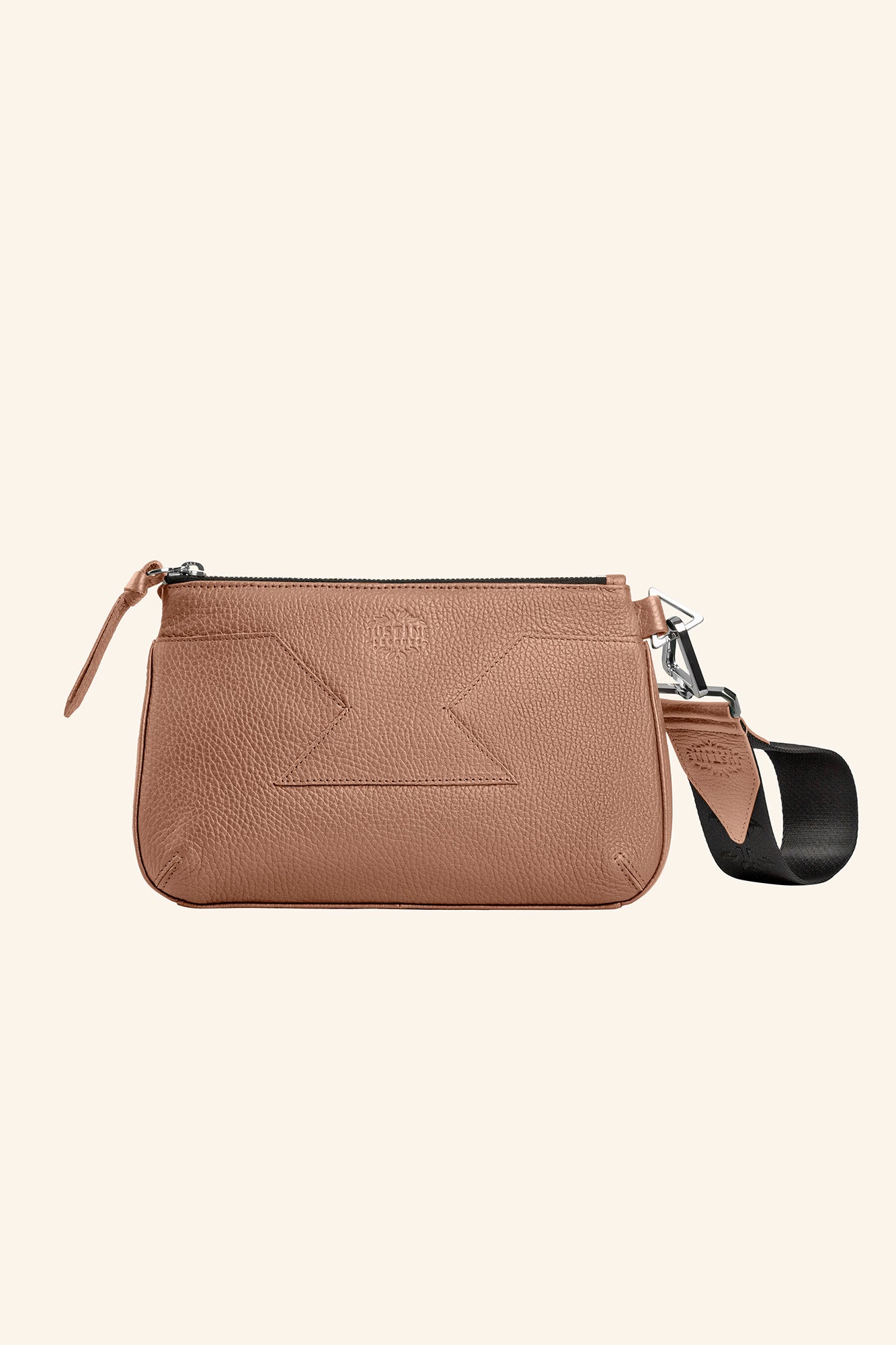 JL pouch leather - Warm sand