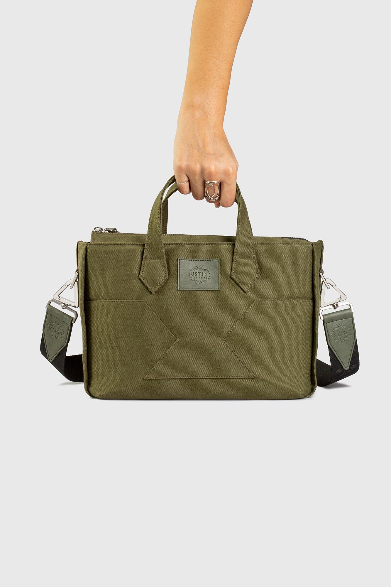 JL crossbody bag canvas Olive green